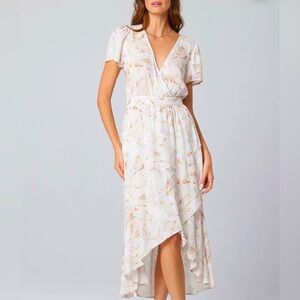 SALTWATER LUXE Floral High Low Dress